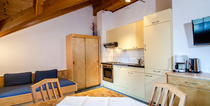 Kitchen Apartment D - Apartments Bauril Toni Ischgl